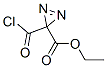 133587-70-9,3H-Diazirine-3-carboxylic acid, 3-(chlorocarbonyl)-, ethyl ester (9CI)