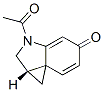 133629-87-5,5H-Cycloprop[c]indol-5-one,  3-acetyl-1,1a,2,3-tetrahydro-,  (1aS)-  (9CI)