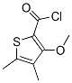 133659-18-4,2-Thiophenecarbonyl chloride, 3-methoxy-4,5-dimethyl- (9CI)