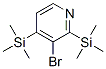 134391-69-8,Pyridine, 3-bromo-2,4-bis(trimethylsilyl)- (9CI)