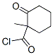 134519-26-9,Cyclohexanecarbonyl chloride, 1-methyl-2-oxo- (9CI)