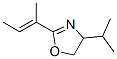 134636-76-3,Oxazole, 4,5-dihydro-4-(1-methylethyl)-2-(1-methyl-1-propenyl)-, (E)- (9CI)