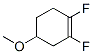 134645-64-0,Cyclohexene, 1,2-difluoro-4-methoxy- (9CI)