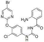 134742-26-0,2-amino-N-[[4-(5-bromopyrimidin-2-yl)oxy-3-chloro-phenyl]carbamoyl]ben zamide