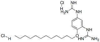 135-42-2,N,N'''-[4-(dodecyloxy)-1,3-phenylene]bisguanidine dihydrochloride