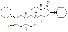 13522-14-0,Androstan-17-one, 3-hydroxy-2,16-di-1-piperidinyl-,(2,3,5,16)-(9CI)