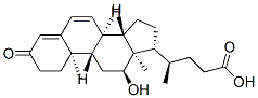 13535-96-1,(4R)-4-[(8R,9S,10R,12S,13R,14S,17R)-12-hydroxy-10,13-dimethyl-3-oxo-1,2,8,9,11,12,14,15,16,17-decahydrocyclopenta[a]phenanthren-17-yl]pentanoic acid