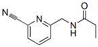 135450-34-9,Propanamide,  N-[(6-cyano-2-pyridinyl)methyl]-