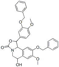 135574-27-5,3H-Oxazolo[4,3-a]isoquinolin-3-one,  1,5,6,10b-tetrahydro-6-hydroxy-8-methoxy-1-[4-methoxy-3-(phenylmethoxy)phenyl]-9-(phenylmethoxy)-