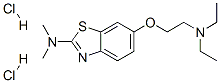 136-96-9,6-[2-(diethylamino)ethoxy]-N,N-dimethylbenzothiazol-2-amine dihydrochloride