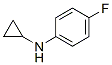 136005-64-6,Benzenamine, N-cyclopropyl-4-fluoro- (9CI)