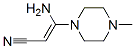 136062-62-9,3-AMINO-3-(4-METHYLPIPERAZINO)ACRYLONITRILE