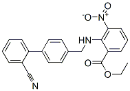 136285-67-1,2-[[(2'-Cyano[1,1'-biphenyl]-4-yl)methyl]amino]-3-nitro-benzoic acid ethyl ester