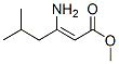 136744-81-5,2-Hexenoic  acid,  3-amino-5-methyl-,  methyl  ester