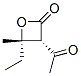 136814-10-3,2-Oxetanone, 3-acetyl-4-ethyl-4-methyl-, trans- (9CI)