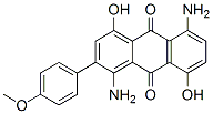 13698-89-0,1,5-diamino-4,8-dihydroxy-2-(4-methoxyphenyl)anthraquinone