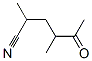 137114-73-9,Hexanenitrile, 2,4-dimethyl-5-oxo- (9CI)