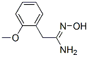 137499-39-9,BENZENEETHANIMIDAMIDE, N-HYDROXY-2-METHOXY