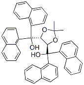 137536-94-8,(4R,5R)-(-)-2,2-DIMETHYL-ALPHA,ALPHA,ALPHA',ALPHA'-TETRA(1-NAPHTHYL)-1,3-DIOXOLANE-4,5-DIMETHANOL