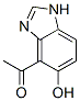137538-55-7,Ethanone, 1-(5-hydroxy-1H-benzimidazol-4-yl)- (9CI)