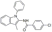 138349-55-0,4-chloro-N-(3-methyl-1-phenyl-indol-2-yl)benzamide