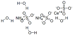 13840-04-5,AMMONIUM CERIUM(IV) SULFATE TETRAHYDRATE