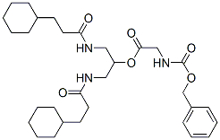 138405-01-3,1,3-bis(3-cyclohexylpropanoylamino)propan-2-yl 2-phenylmethoxycarbonyl aminoacetate