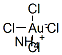 13874-04-9,Ammonium tetrachloroaurate