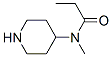 139062-82-1,Propanamide,  N-methyl-N-4-piperidinyl-