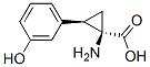 139561-05-0,Cyclopropanecarboxylic acid, 1-amino-2-(3-hydroxyphenyl)-, (1R-trans)- (9CI)