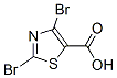 139669-96-8,5-Thiazolecarboxylic acid, 2,4-dibromo-