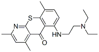 13988-28-8,6-(2-diethylaminoethylamino)-2,4,9-(trimethyl)thiochromeno[2,3-b]pyridin-5-one