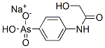 140-45-4,sodium hydrogen [4-[(hydroxyacetyl)amino]phenyl]arsonate