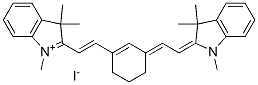 140648-15-3,1,3,3-TRIMETHYL-2-((E)-2-(3-[(E)-2-(1,3,3-TRIMETHYL-1,3-DIHYDRO-2H-INDOL-2-YLIDENE)ETHYLIDENE]-1-CYCLOHEXEN-1-YL)ETHENYL)-3H-INDOLIUM IODIDE