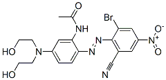 14071-35-3,N-[5-[bis(2-hydroxyethyl)amino]-2-[(2-bromo-6-cyano-4-nitrophenyl)azo]phenyl]acetamide