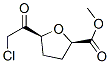 141072-81-3,2-Furancarboxylic acid, 5-(chloroacetyl)tetrahydro-, methyl ester, (2R-cis)- (9CI)