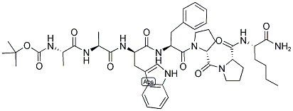 141663-86-7,BOC-ALA-ALA-D-TRP-PHE-D-PRO-PRO-NLE-NH2