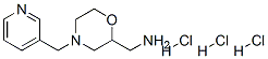 141815-43-2,C-(4-PYRIDIN-3-YLMETHYL-MORPHOLIN-2-YL)-METHYLAMINE TRIHYDROCHLORIDE
