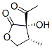 141902-99-0,2(3H)-Furanone, 3-acetyldihydro-3-hydroxy-4-methyl-, (3S,4R)- (9CI)