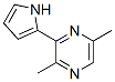 141994-93-6,Pyrazine, 2,5-dimethyl-3-(1H-pyrrol-2-yl)- (9CI)