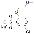 142095-12-3,5-CHLORO-2-(2-METHOXYETHOXY)-BENZENE SULFONIC ACID SODIUM