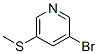 142137-18-6,3-BROMO-5-(METHYLTHIO)PYRIDINE