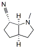 142321-18-4,Cyclopenta[b]pyrrole-6-carbonitrile, octahydro-1-methyl-, (3aalpha,6alpha,6aalpha)- (9CI)