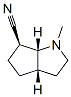 142434-04-6,Cyclopenta[b]pyrrole-6-carbonitrile, octahydro-1-methyl-, [3aS-(3aalpha,6alpha,6aalpha)]- (9CI)