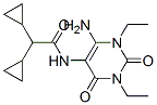 142458-94-4,Cyclopropaneacetamide,  N-(6-amino-1,3-diethyl-1,2,3,4-tetrahydro-2,4-dioxo-5-pyrimidinyl)--alpha--cyclopropyl-