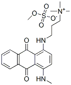 14254-18-3,3-[[9,10-dihydro-4-(methylamino)-9,10-dioxo-1-anthryl]aminopropyl]trimethylammonium methyl sulphate