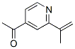 142896-12-6,Ethanone, 1-[2-(1-methylethenyl)-4-pyridinyl]- (9CI)