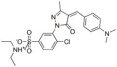 143193-48-0,1-(2-CHLORO-5-SULFOPHENYL)-3-METHYL-4-(4-DIMETHYLAMINOBENZYLIDENE)-2-PYRAZOLIN-5-ONE TRIETHYLAMMONIUM SALT