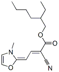 143269-64-1,2-ETHYLHEXYL ALPHA-CYANO-4-(3-METHYLOXAZOLIN-2-YLIDENE)CROTONATE