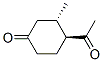 143392-15-8,Cyclohexanone, 4-acetyl-3-methyl-, trans- (9CI)